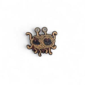 Flying Spaghetti Monster Enamel Pin